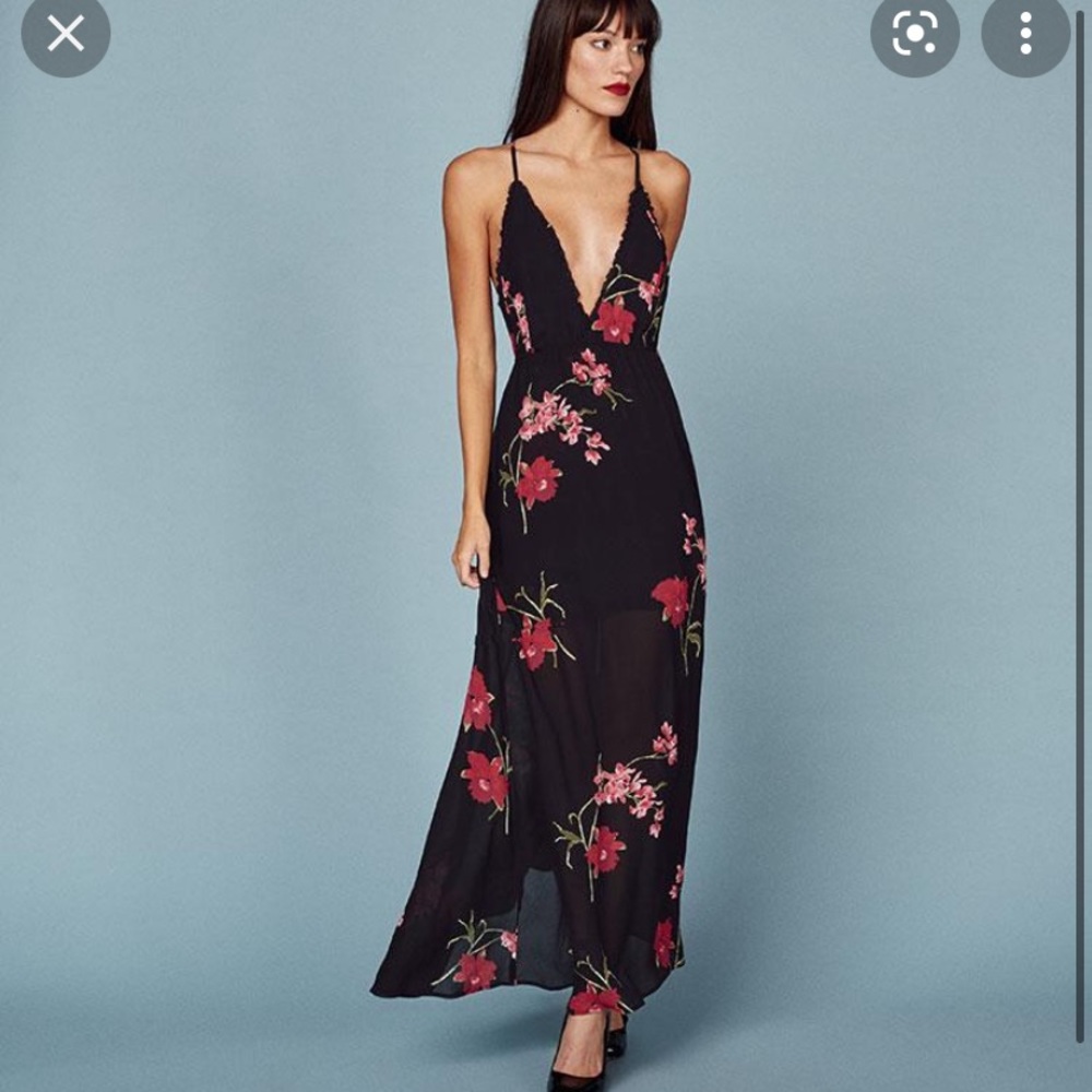 Reformation Hibiscus Lori maxi dress